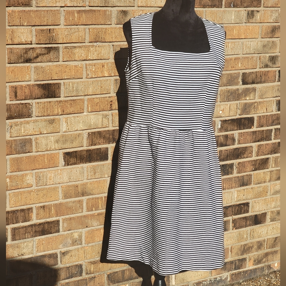 NWT Merona Casual Stripe Dress Size L